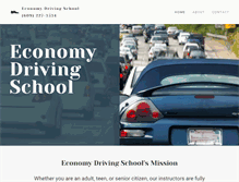 Tablet Screenshot of economy-driving-school.com